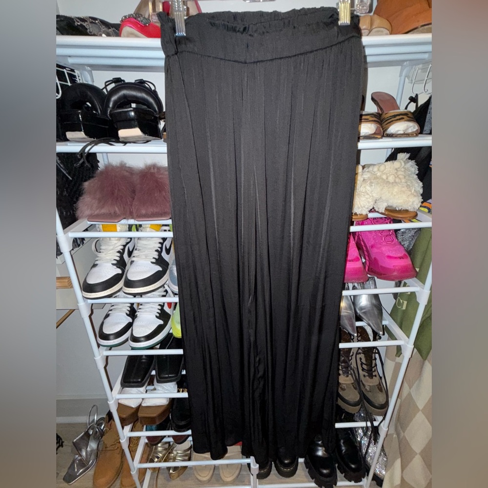 Black Flowy Pants
